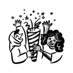 This is a decorative image of hand-shake