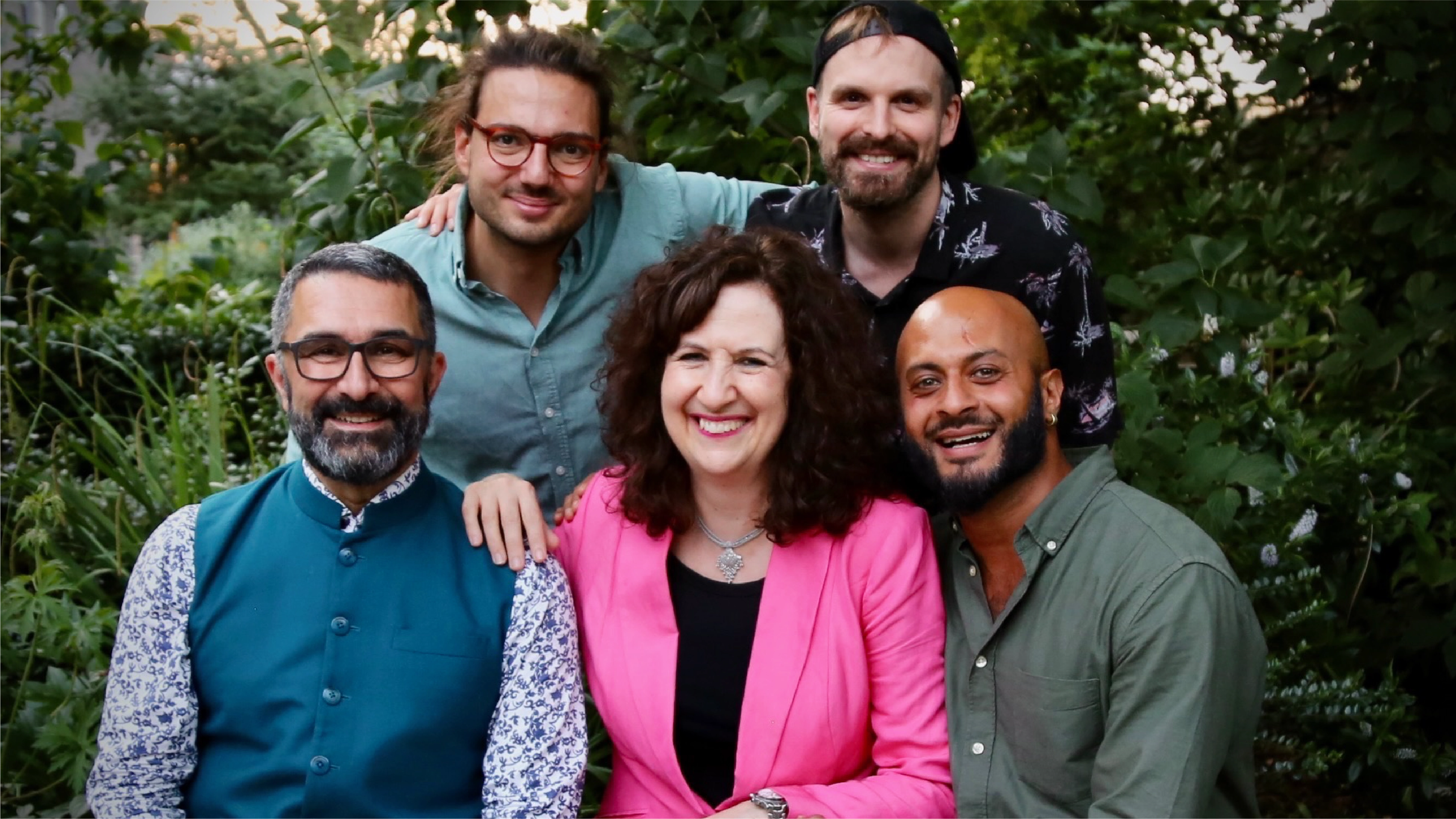 A photograph of the full team of directors and staff attending the Result CIC event, community engagement, helping minorities.