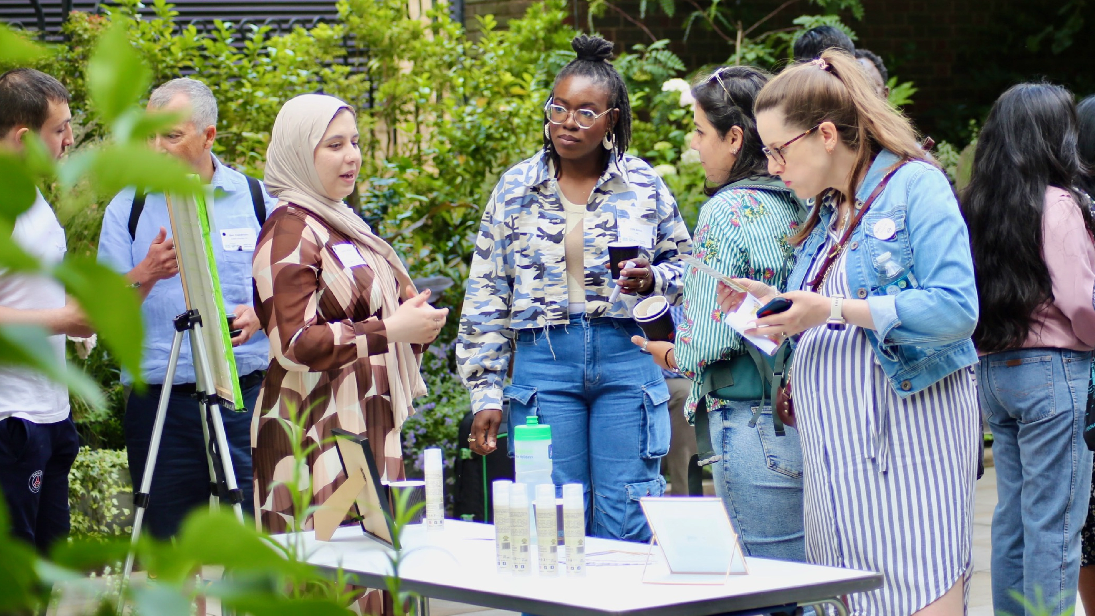A photograph of people attending the Result CIC event, community engagement, helping minorities.
