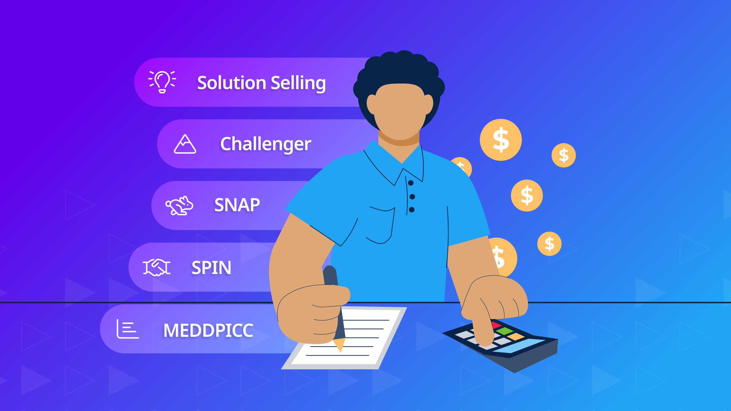 A Simplified Overview of the 5 Most Effective B2B Sales Methodologies 