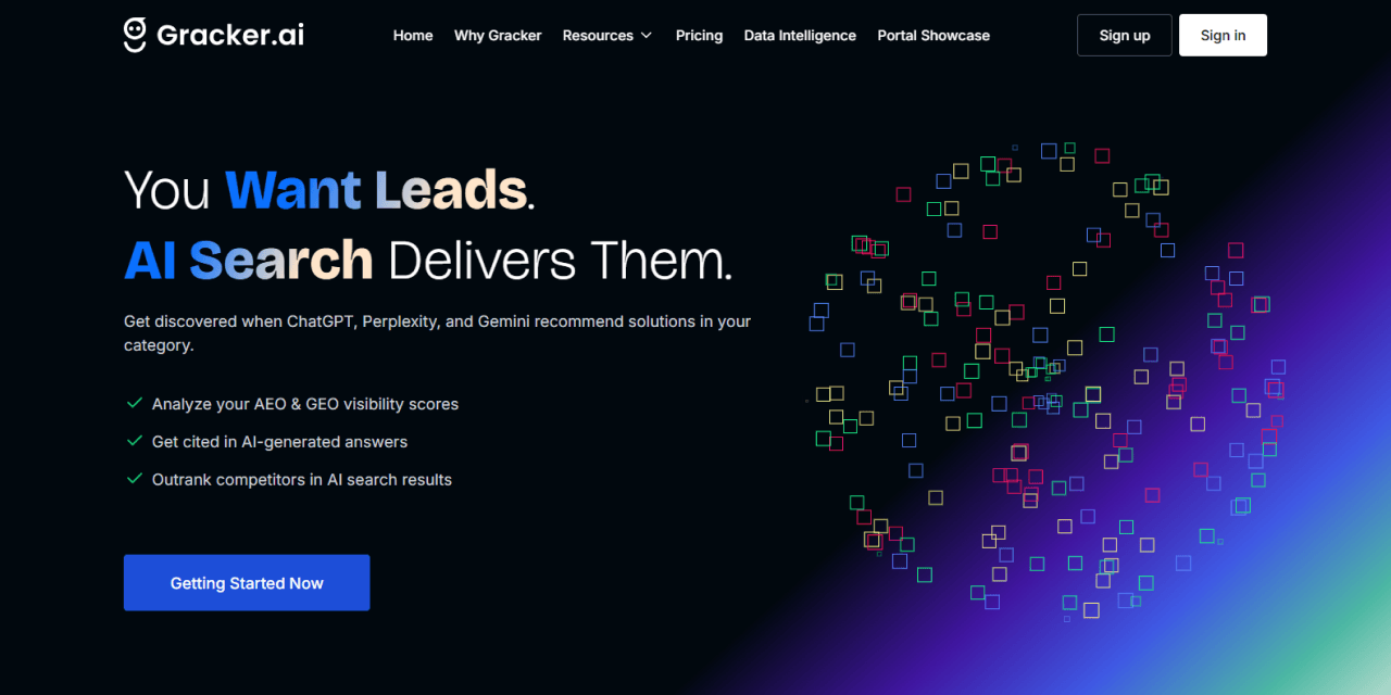 GrackerAI: GEO & AI Visibility Platform for B2B SaaS