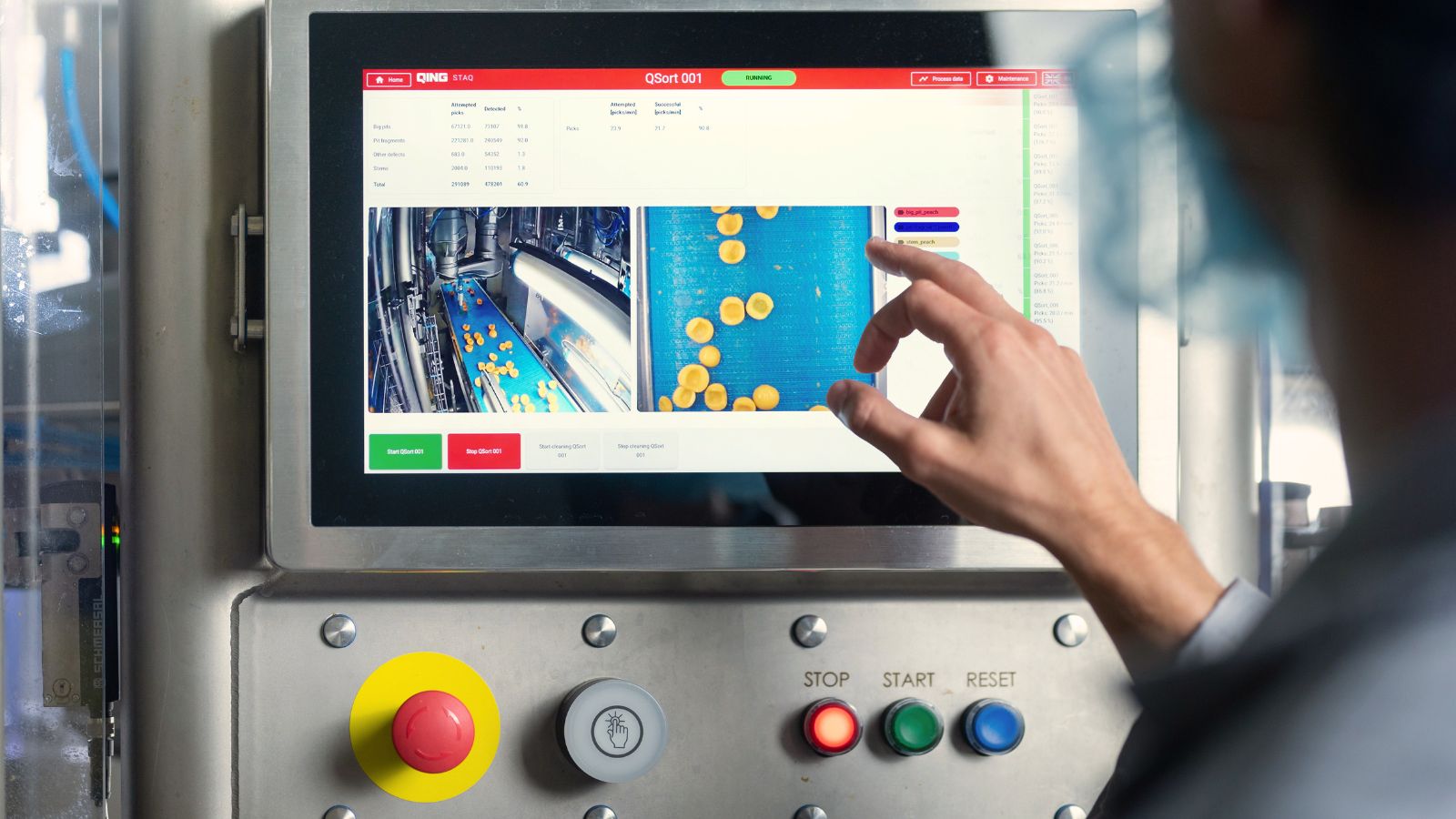 Vision AI food inspection automation
