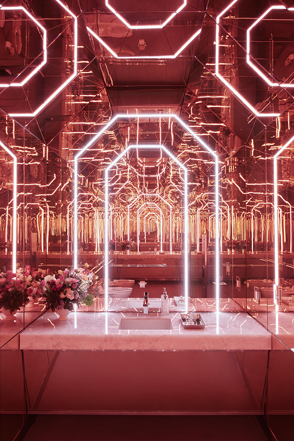 Image of the bathroom installation.