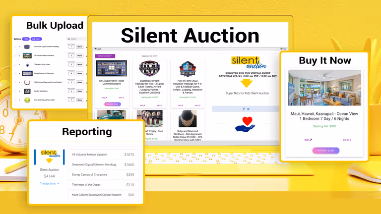 nonprofit silent auction fundraising