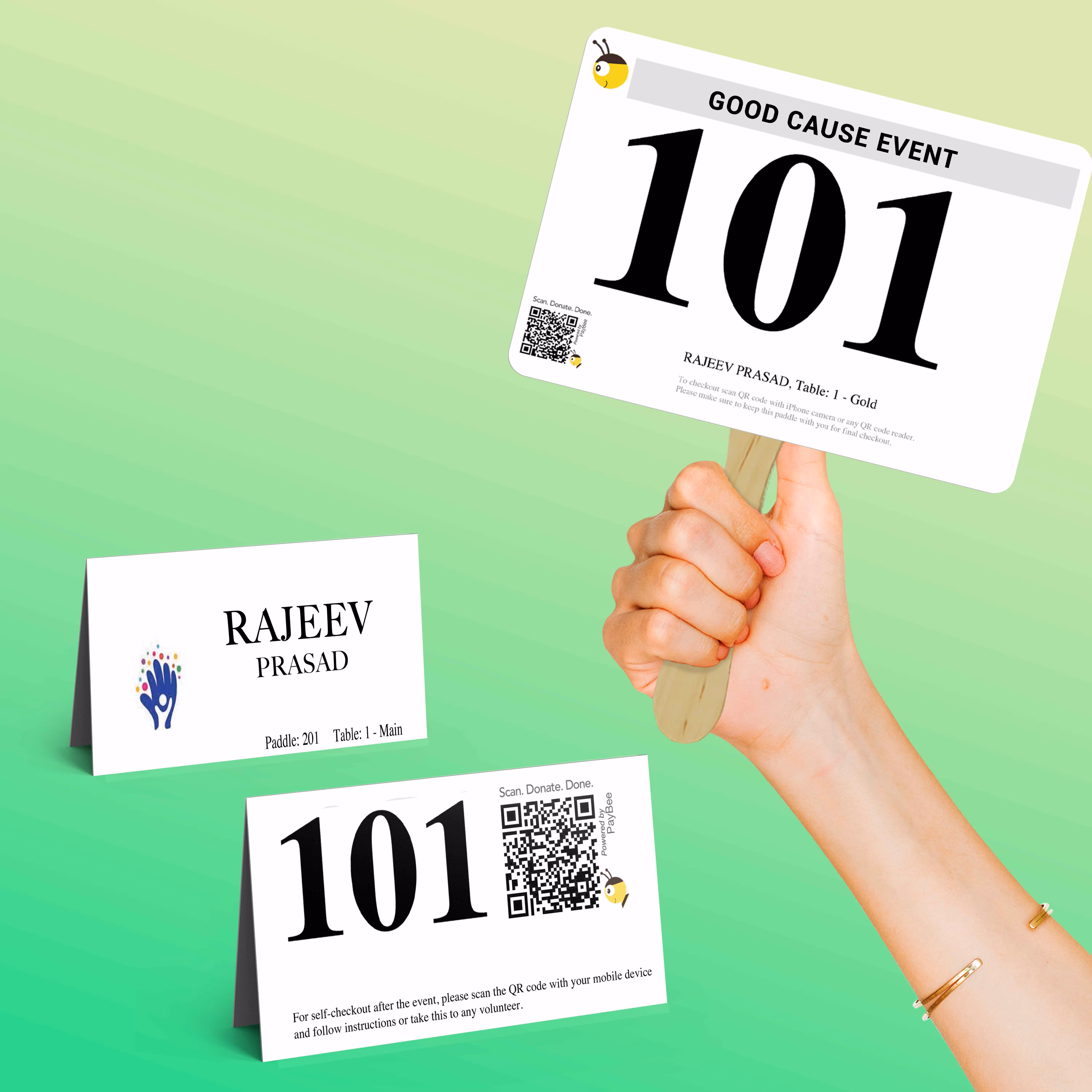 Nonprofit fundraising event tools