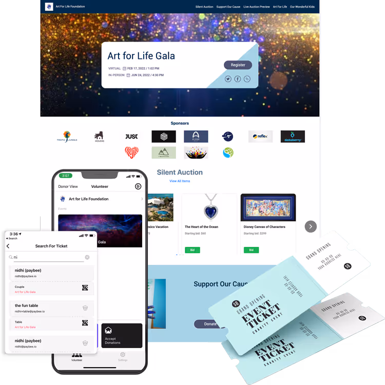 Paybee: Nonprofit Fundraising Tools to Enhance Your Event Check-in Process