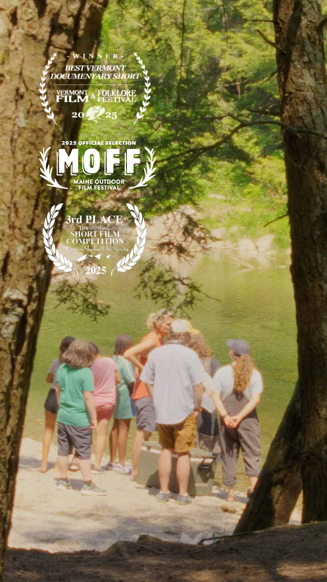 Fourth graders help baby trout transition out of captivity while learning about the ecosystems surrounding us