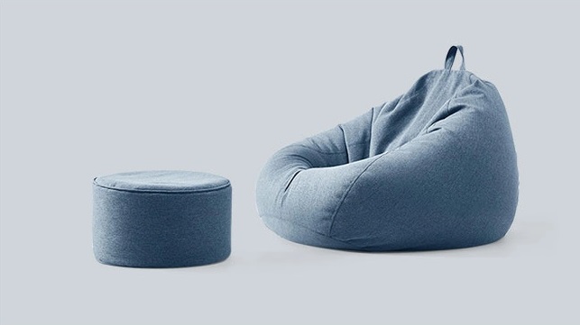 Blue Bean Bag with Pedal