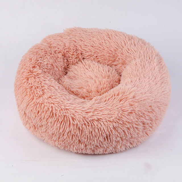 Pink Plush Cat Nest