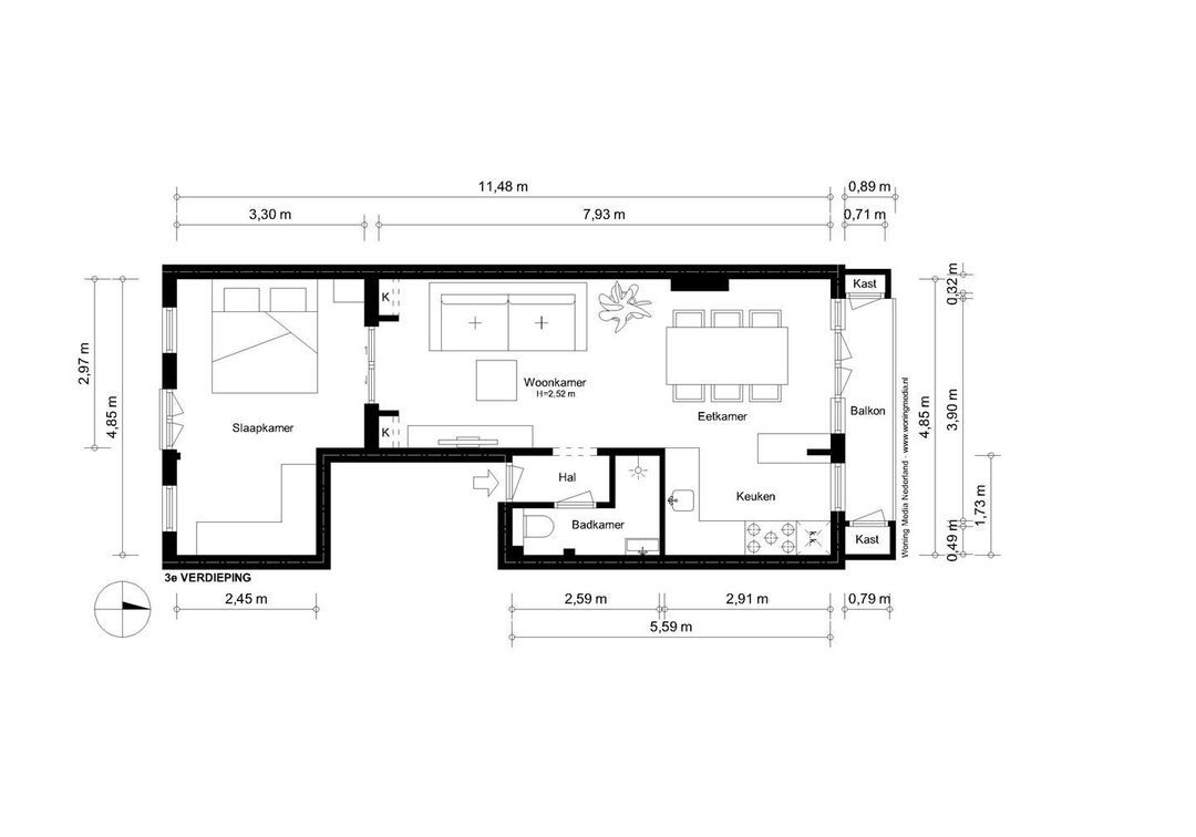 Appartement te huur: Wilhelminastraat 175-1, Amsterdam