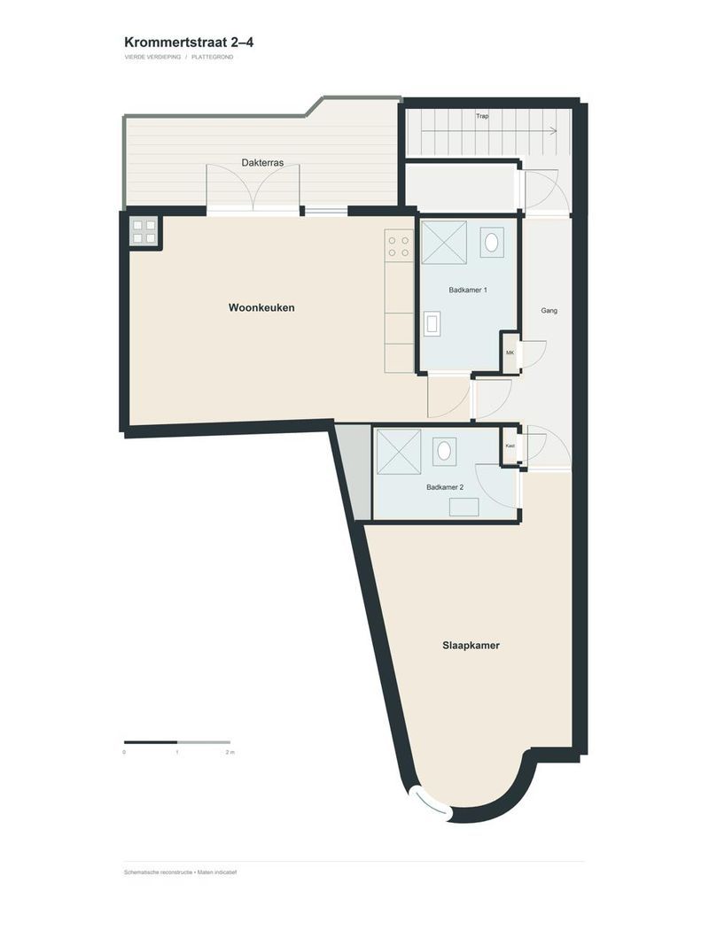 Appartement te huur: Krommertstraat 2-4, Amsterdam