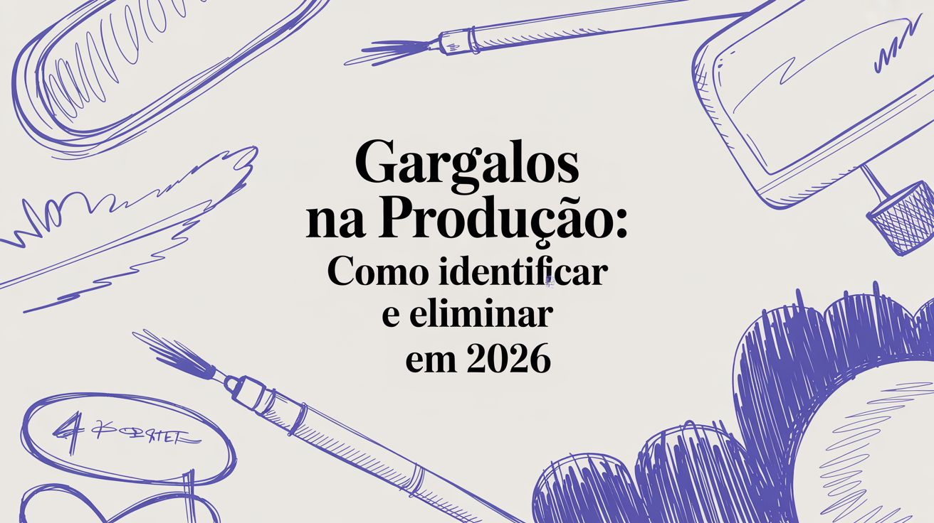 Gargalos na Produção: Como Identificar e Eliminar em 2026