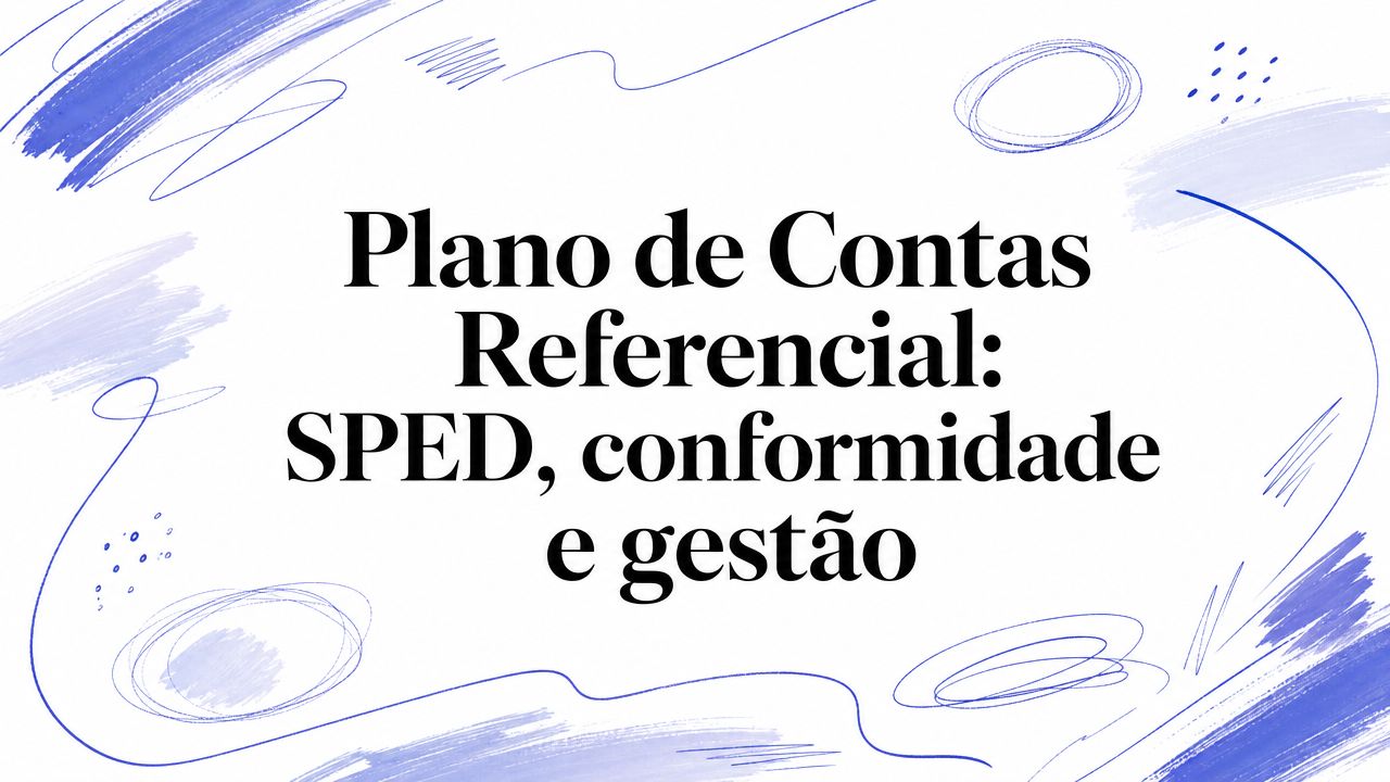 Plano de Contas Referencial: SPED, conformidade e gestão