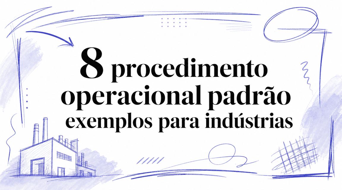 8 procedimento operacional padrão exemplos para indústrias