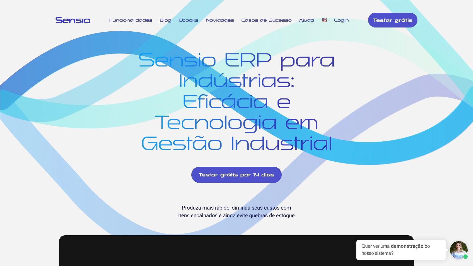 Screenshot from https://sensio.com.br