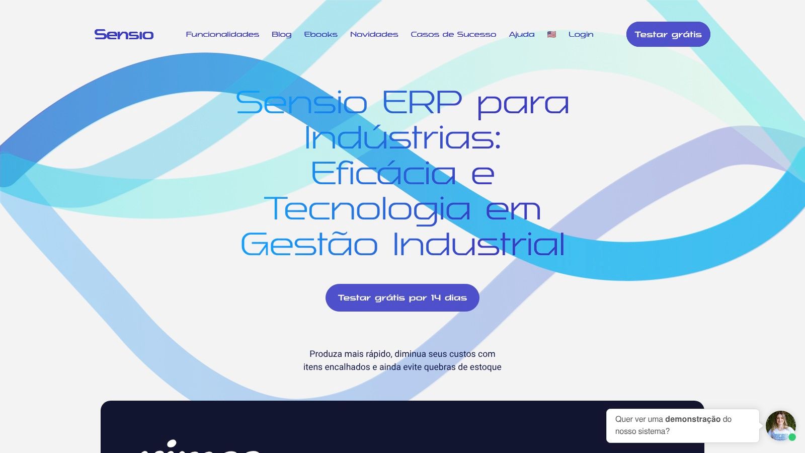 Screenshot from https://sensio.com.br