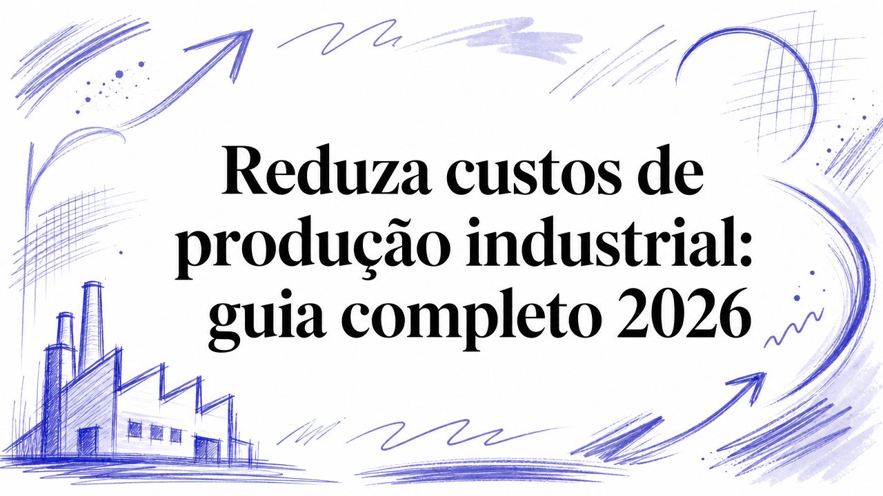 Reduza custos de produção industrial: guia completo 2026
