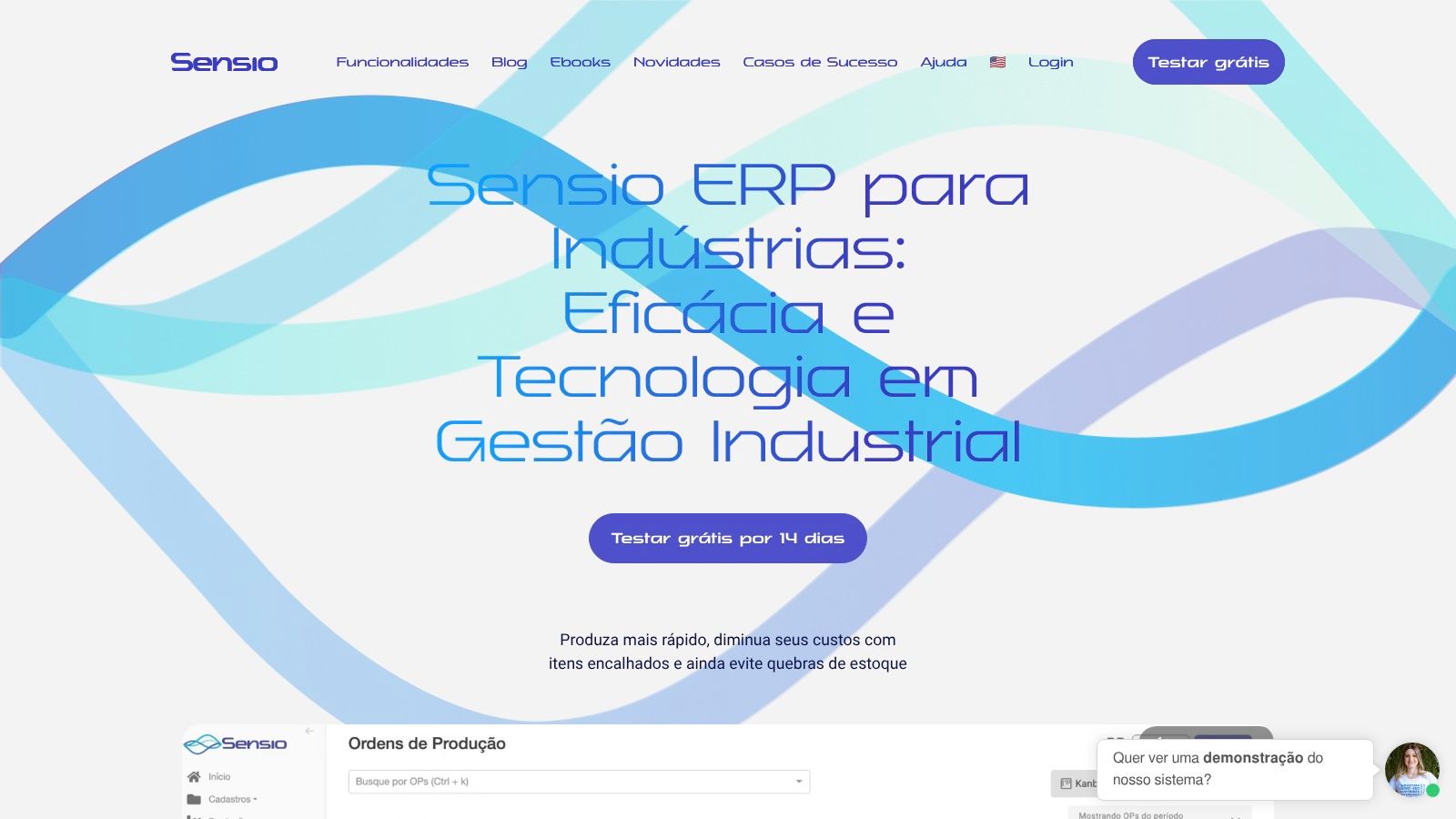 Screenshot from https://sensio.com.br