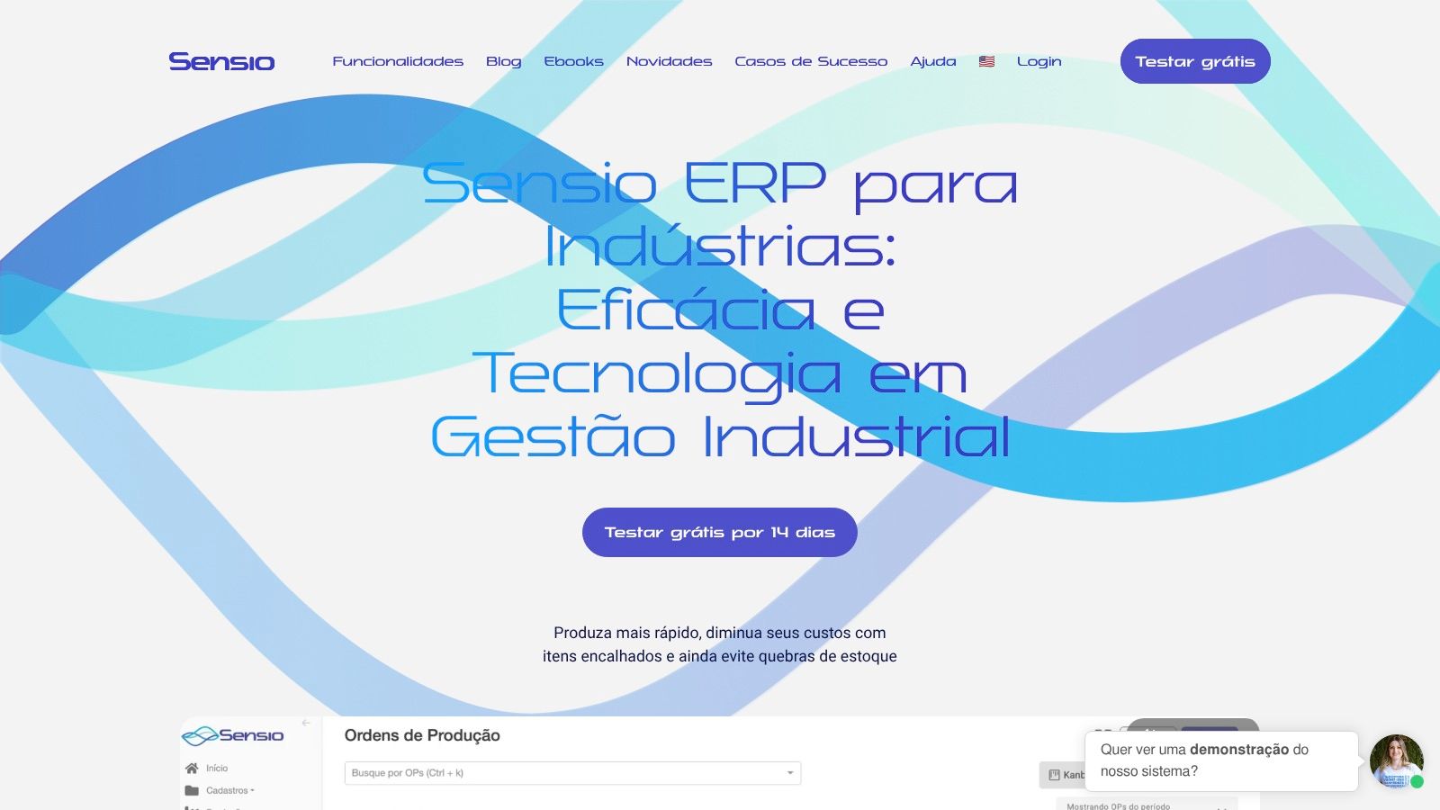 Screenshot from https://sensio.com.br