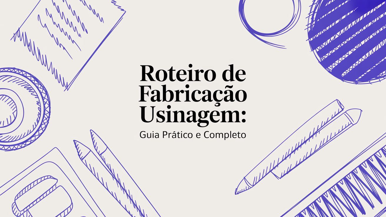 Roteiro de fabricação usinagem: guia prático e completo