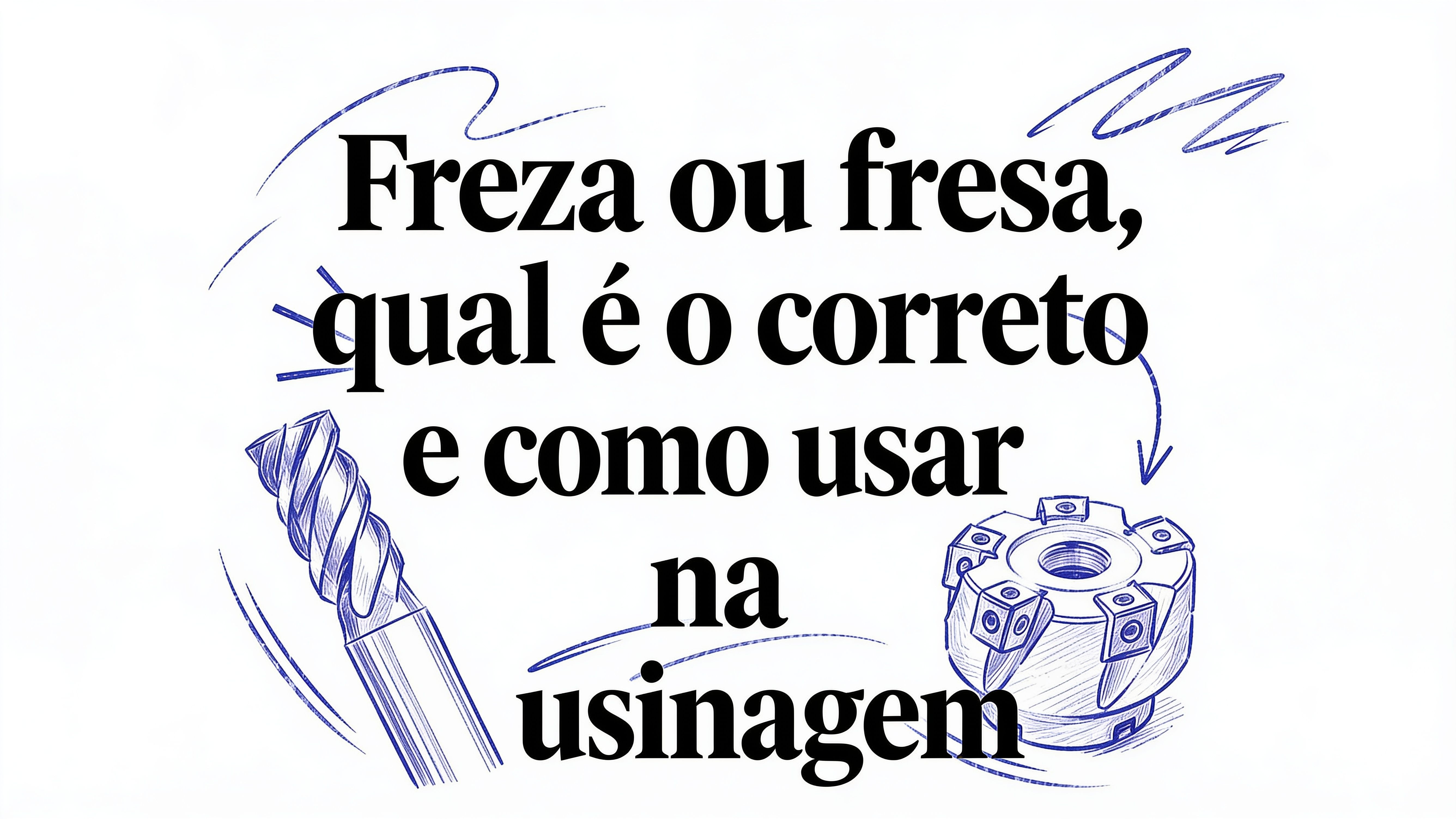 Freza ou fresa qual é o correto e como usar na usinagem