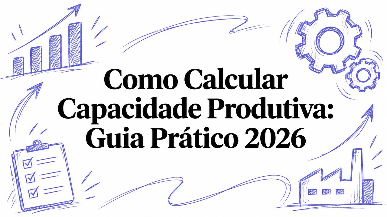 Como Calcular Capacidade Produtiva: Guia Prático 2026