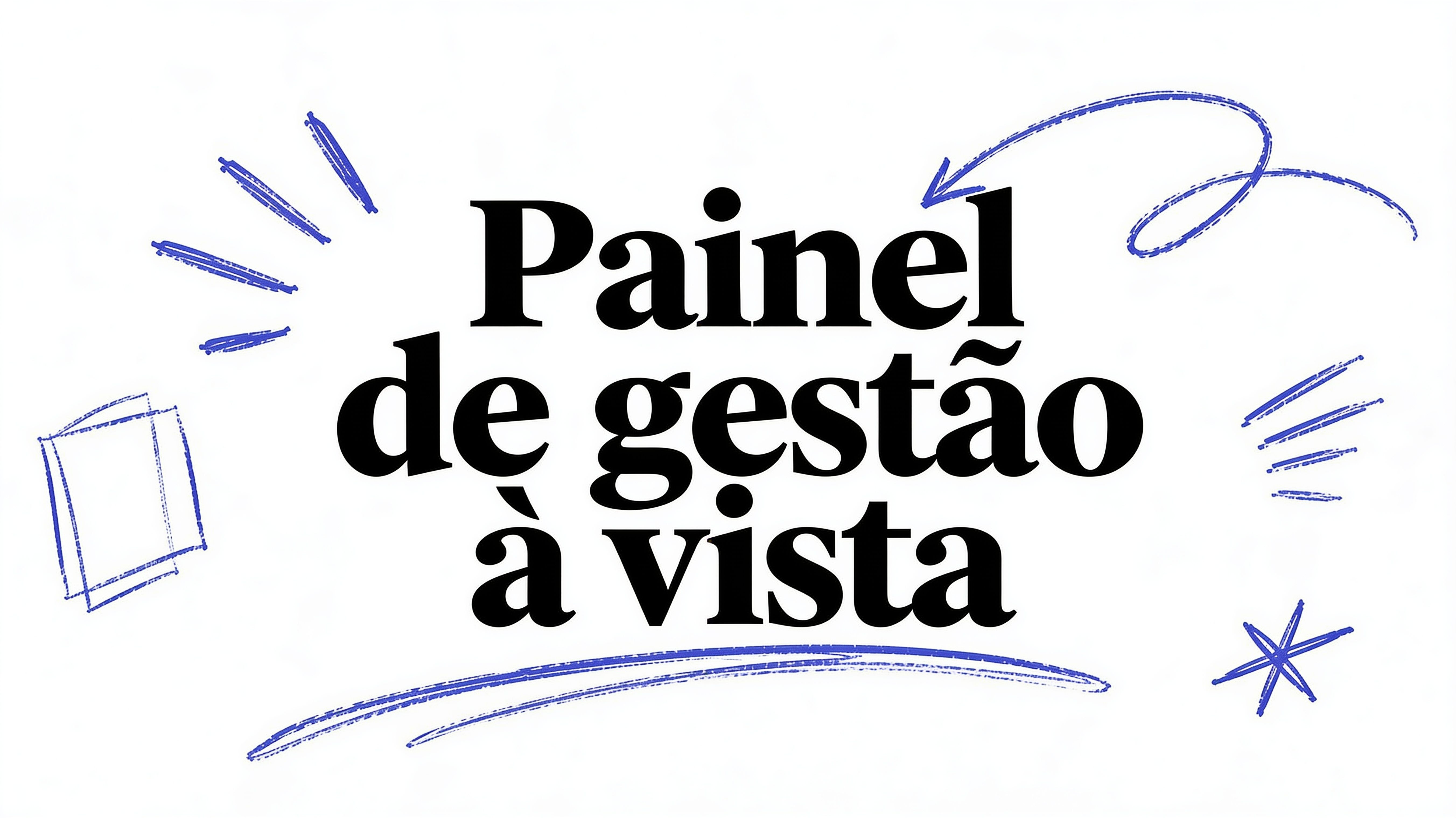 Painel de gestão a vista