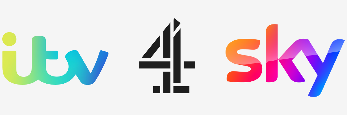 ITV, Channel 4, Sky TV Logo