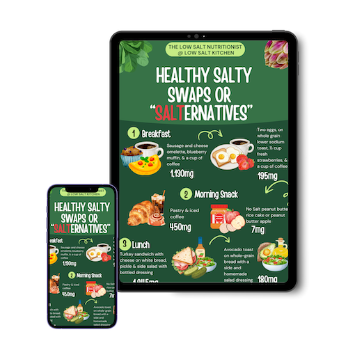 Healthy Salty Swaps For Breakfast, Lunch, Snack & Dinner