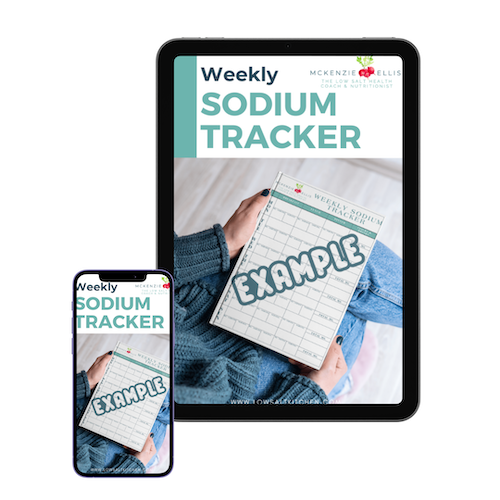 Weekly Sodium Tracker