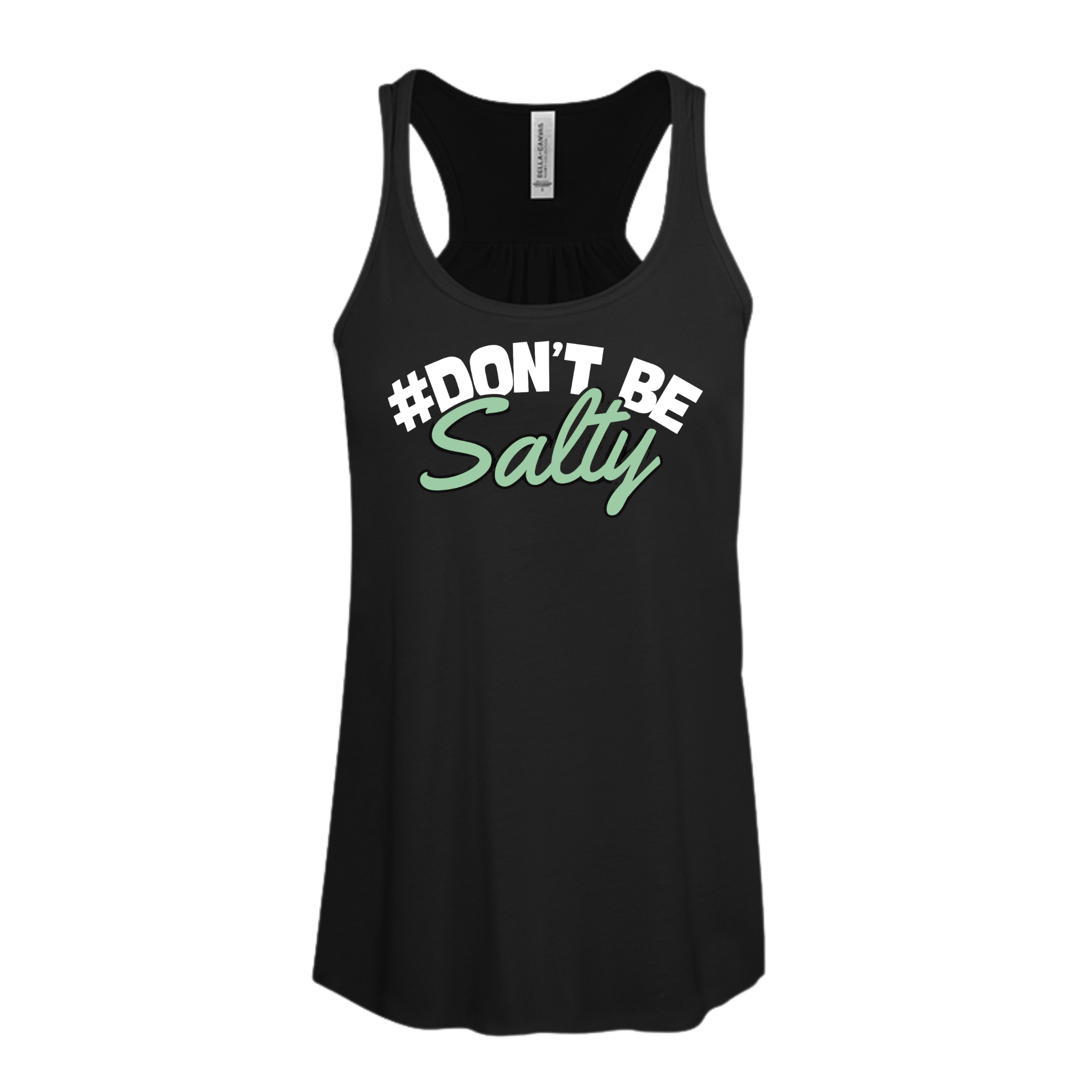 "Don't Be Salty" Black Tank Top