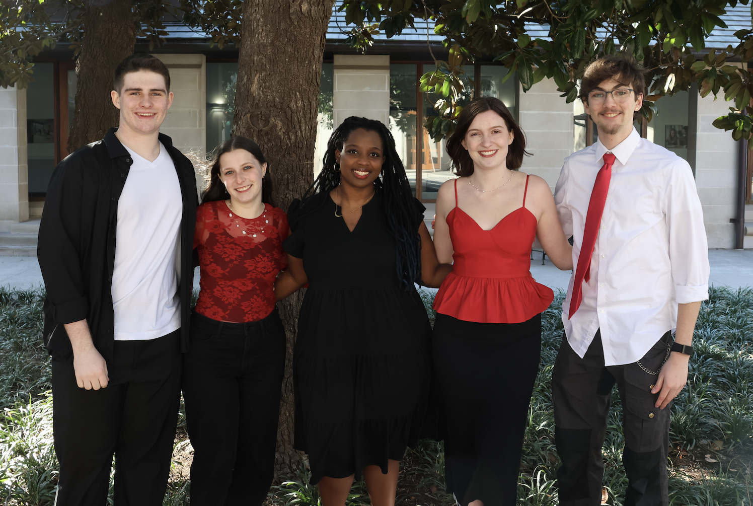 Photo of the Amateurs smiling together