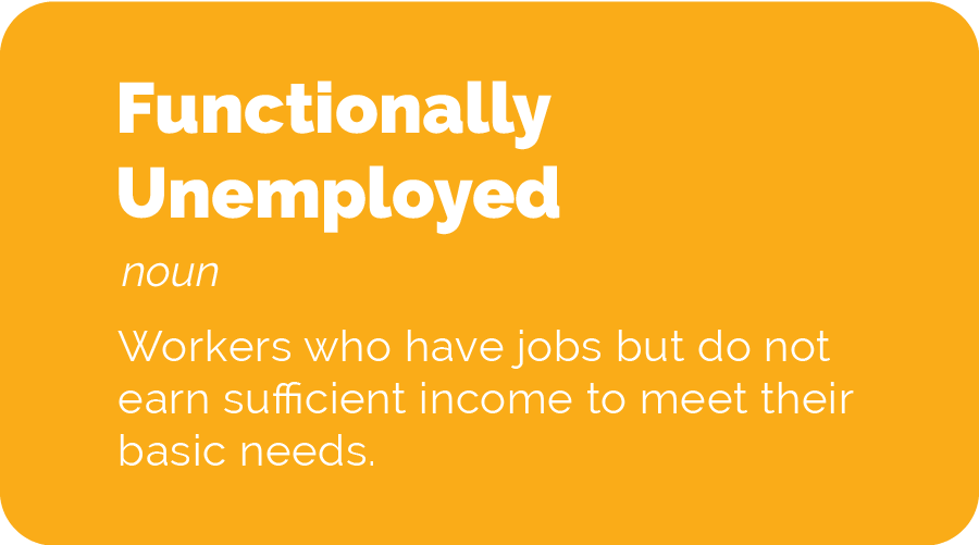 functionally unemployed definition