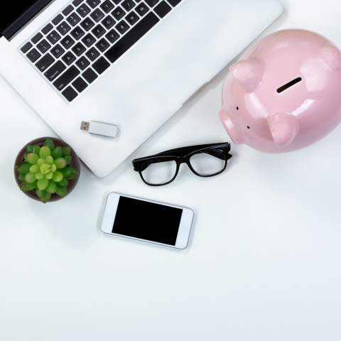 couple looking at computer
