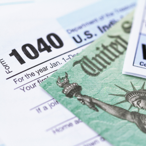 couple looking at computer