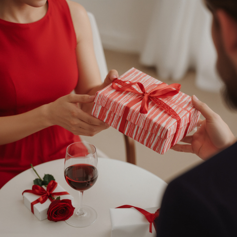 couple looking at computer