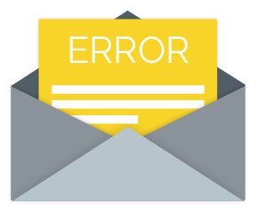 error letter in the mail