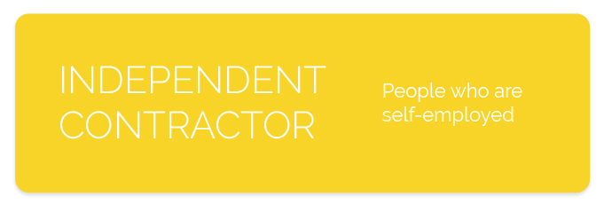 Independent contractor illustration for 1099 vs W-2