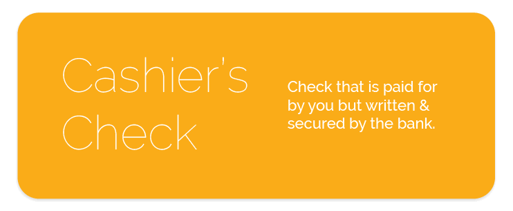 cashier's check definition