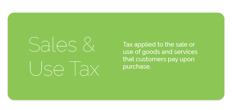 sales and use tax definition
