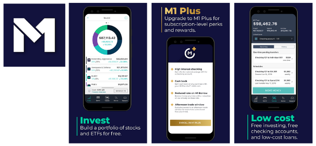 M1 Finance Investment App Images