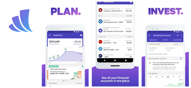 Wealthfront Investment App Images