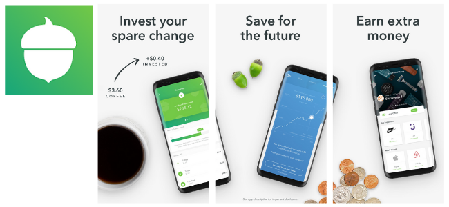 Acorn Investment App Images