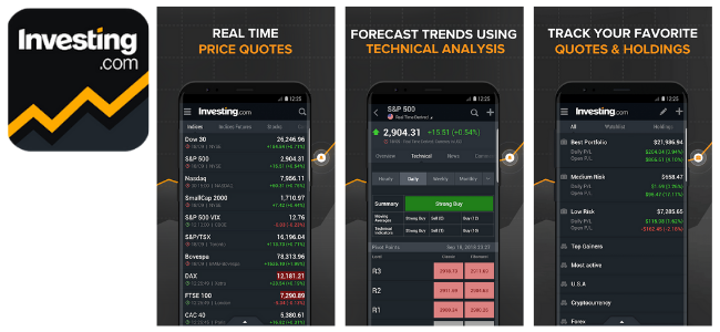 Investing.com App Images