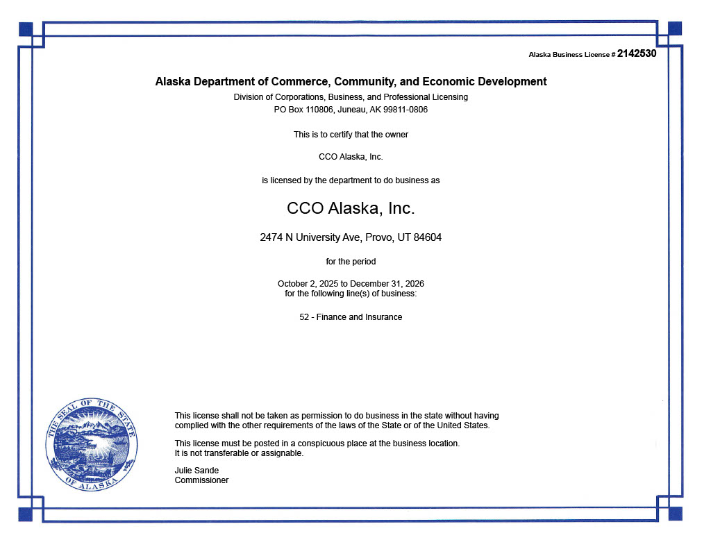 check city alaska license