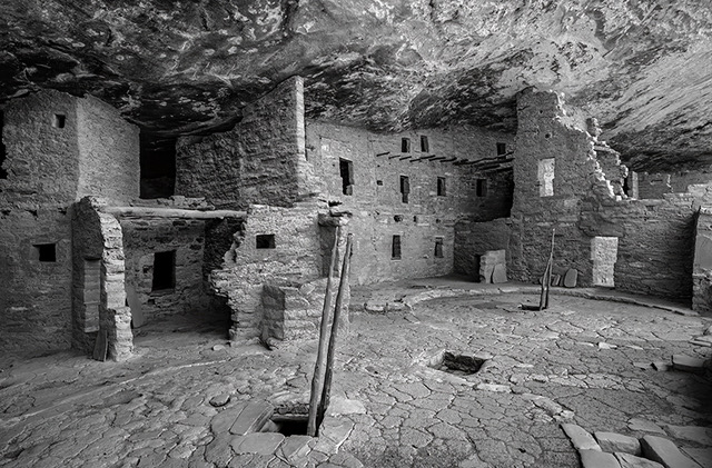 Spruse Tree House Ruins, Mesa Verde, NP - Matted, 18x24
