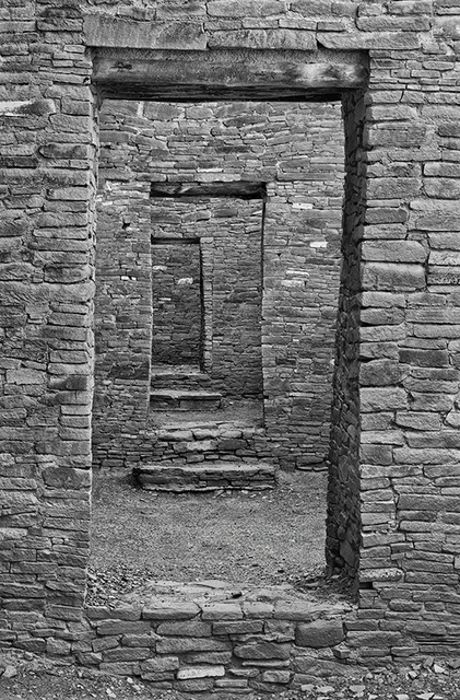 Doors of Chaco Canyon- Matted, 18x24