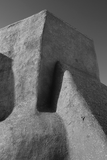 Taos Adobe Church - Matted, 18x24