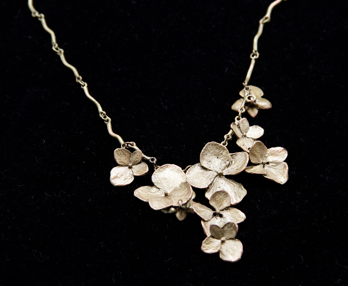 Hydrangea Necklace - $275