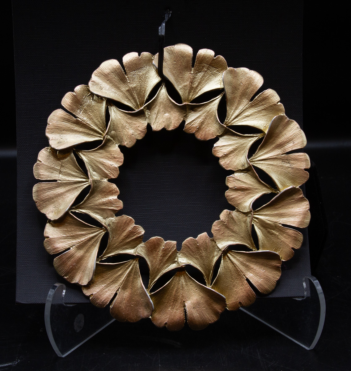 Gingko Leaves Trivet - $175